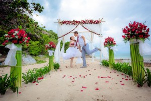 samui wedding photograther beach